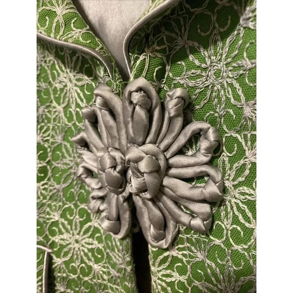 Nanette Lepore Green Floral Blazer - Picture 4 of 15